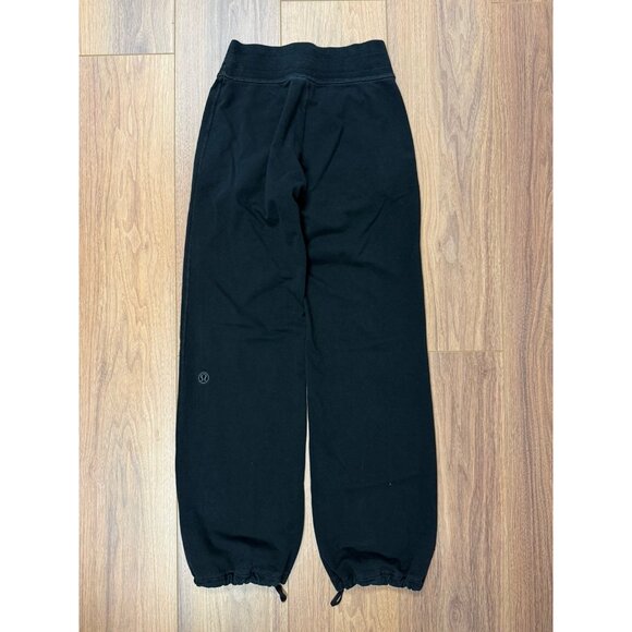 Lululemon Sweatpants Womens Black Size 4 Lounge Activewear Gym Joggers - Picture 2 of 9
